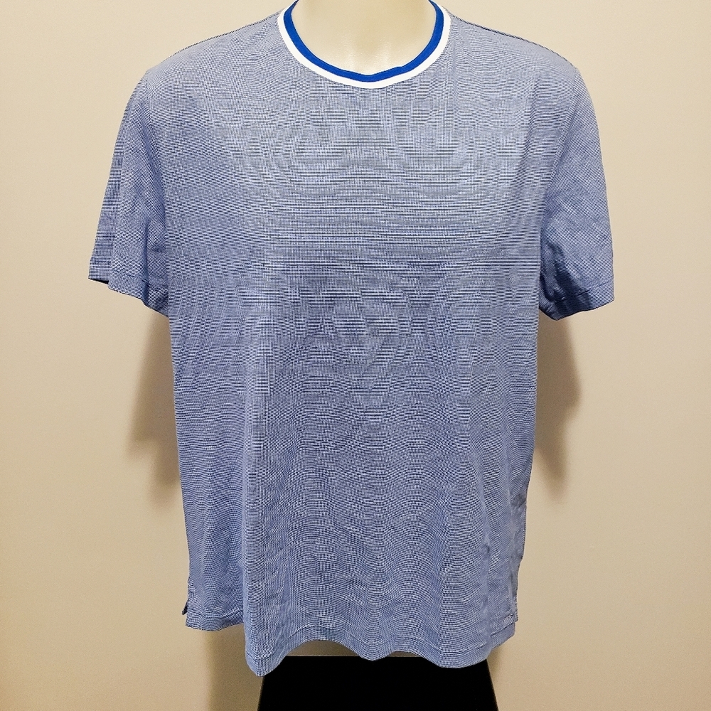 Michael Kors Men's Birdseye Cotton T-Shirt Size XXL Blue NWT